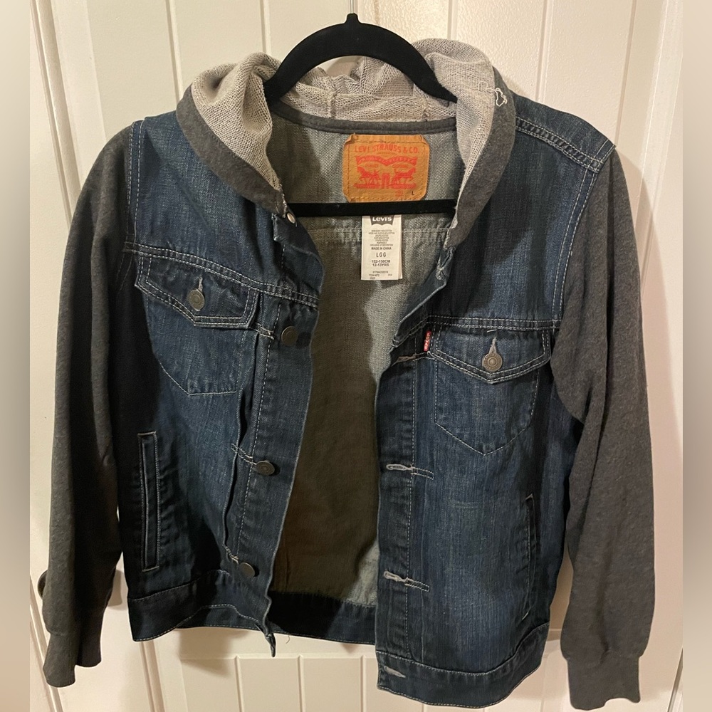 Authentic Levi’s Hooded Denim Jacket
